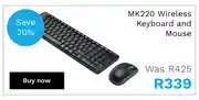 First Shop Logitech MK220 Wireless Keyboard And Mouse offer