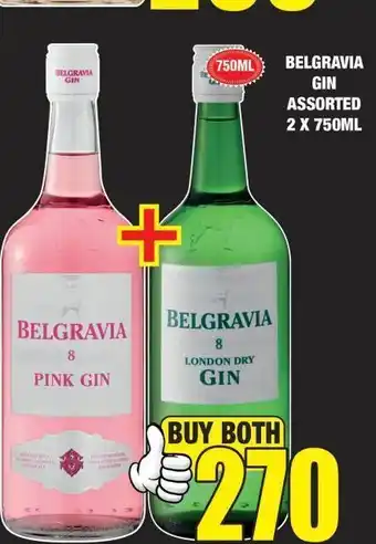 Boxer Liquors Belgravia gin 2 offer