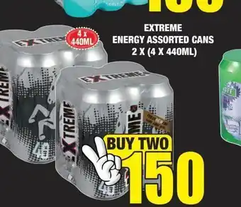 Boxer Liquors Extreme energy assorted cans 2 offer
