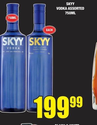 Boxer Liquors Skyy vodka offer