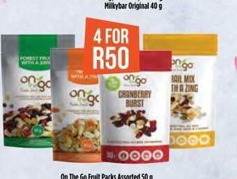 Food Lover's Market On the go fruit packs 4 offer