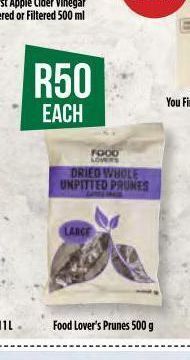 Food lover's market prunes