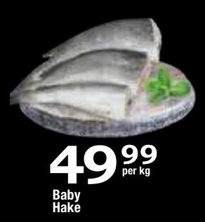 Oxford Freshmarket Baby Hake per kg offer