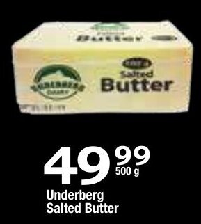 Oxford Freshmarket Underberg Salted Butter 500g offer