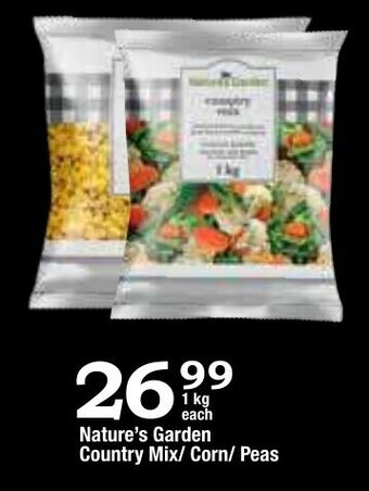 Oxford Freshmarket Nature's Garden Country Mix/ Corn/ Peas 1kg offer