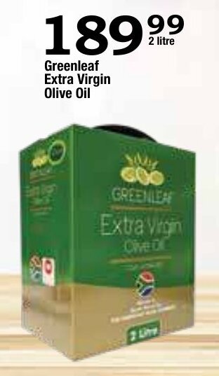 Oxford Freshmarket Greenleaf Extra Virgin Olive Oil 2 Litre offer