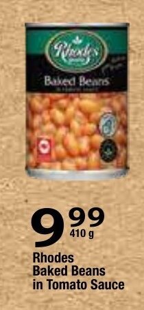 Oxford Freshmarket Rhodes Baked Beans in Tomato Sauce 410g offer