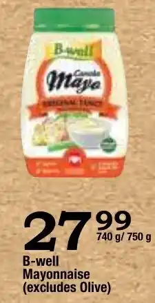 Oxford Freshmarket B-well Mayonnaise 740g/450g offer