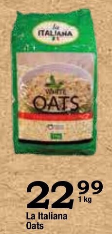 Oxford Freshmarket La Italiana Oats 1kg offer