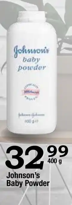 Oxford Freshmarket Johnson's Baby Powder 400g offer