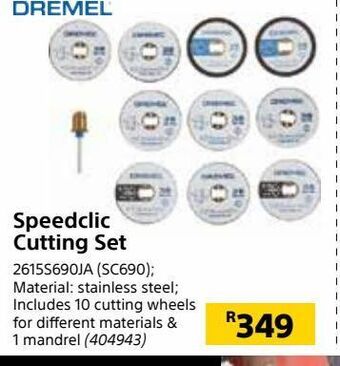 Builders Warehouse Speedclic cutting set offer