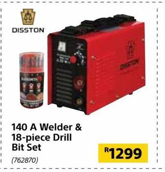 Builders Warehouse 140 a welder & 18-piece drill bit set offer