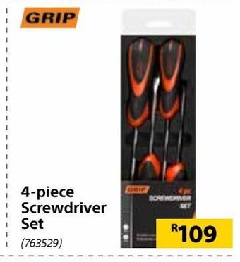 4-piece screwdriver set