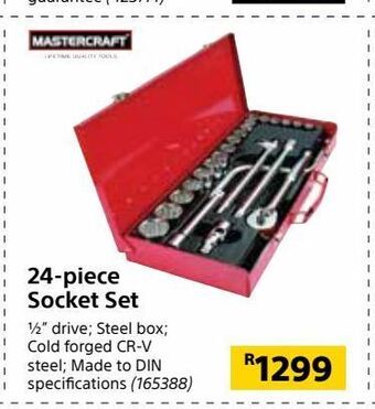 Builders Warehouse 24-piece socket set offer