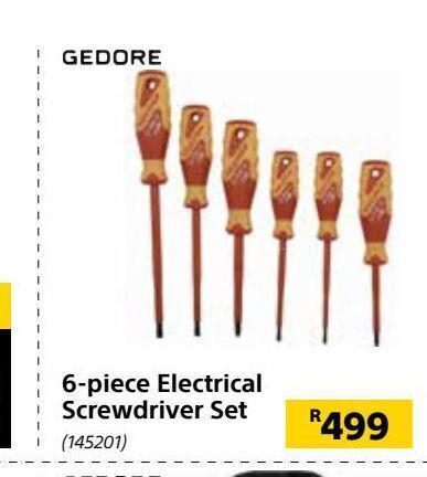 Builders Warehouse 6-piece electrical screwdriver set offer