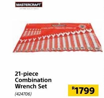 Builders Warehouse 21-piece combination wrench set offer