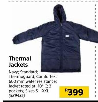 Builders Warehouse Thermal jacket offer