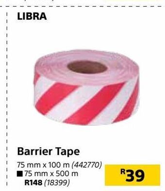 Builders Warehouse Barrier tape offer