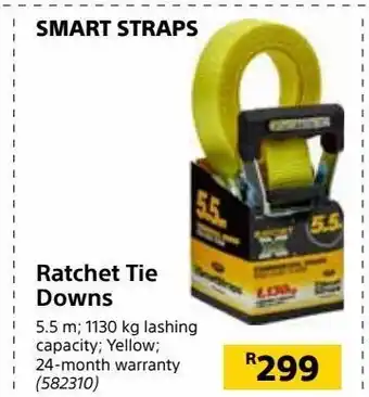 Builders Warehouse Ratchet tie downs offer