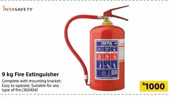 9 kg fire extiguisher