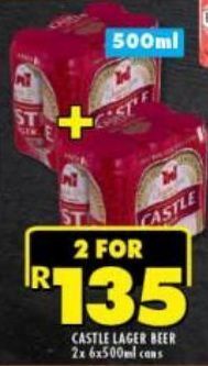 Shoprite Liquor Castle lager beer 2 offer