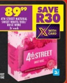Shoprite Liquor 4th street natural wine offer