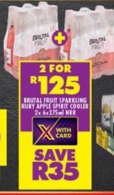 Brutal fruit sparkling ruby apple spirit cooler 2