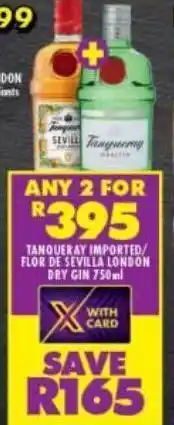 Shoprite Liquor Tanqueray london dry gin 2 offer