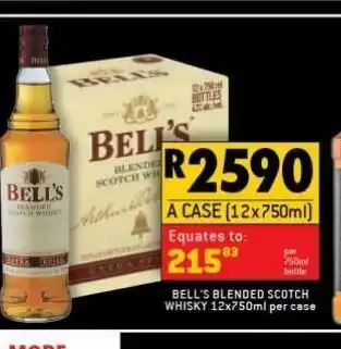 Shoprite Liquor Bell's blended scotch whisky 12 offer