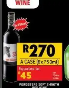 Perdeberg soft smooth red wine 6