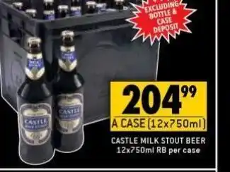 Shoprite Liquor Castle milk stout beer 12 offer
