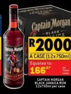 Shoprite Liquor Captain morgan black jamaica rum 12 offer