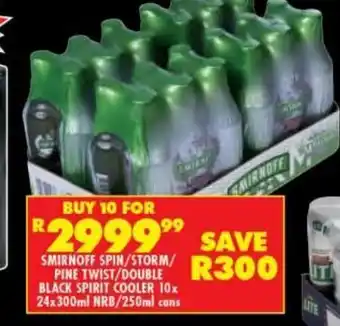 Shoprite Liquor Smirnoff spirit coller 10 offer