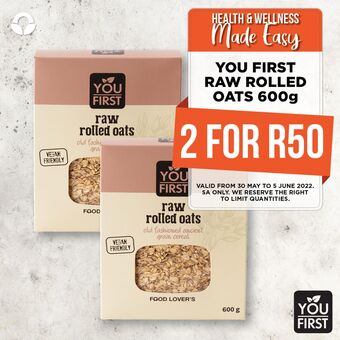 Food Lover's Market You first raw rolled oats 2 offer