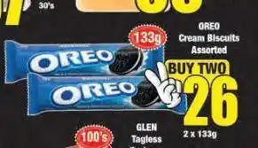 Boxer Oreo cream biscuits 2 offer