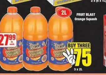 Boxer Fruit blast orange squash 3 offer