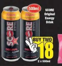 Boxer Score original energy drink 2 offer
