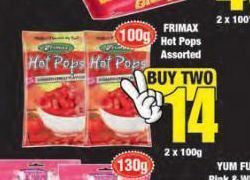 Boxer Frimax hot pops 2 offer