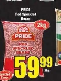 Boxer Pride red speckled beans offer