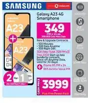 Game 2 x Samsung Galaxy A23 4G Smartphone-On 2GB Red Core More Data & Promo 65PM x 24 offer