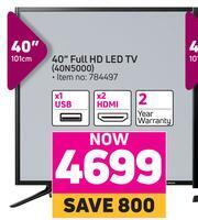 Game Samsung 40" Full HD LED TV 40N5000 offer