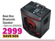 Game JVC Beat Box Bluetooth Speaker offer