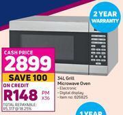 Game Defy 34L Grill Microwave Oven offer