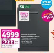 Game Defy 13 Place Dishwasher Manhattan Grey DDW232 offer