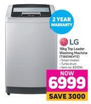 Game LG 18Kg Top Loader Washing Machine T1885NEHTE offer