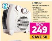 Game Logik Vertical/Horizontal Fan Heater offer