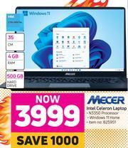 Game Mecer Intel Celeron Laptop offer