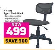 Game Harvey Typist Chair Black offer