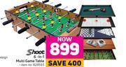 Game Shoot 6 In 1 Multi Game Table offer
