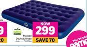 Game Campmaster Flocked Double Airbed offer